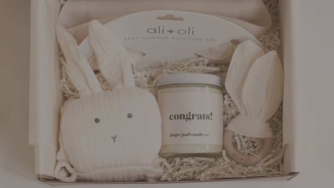 New born baby gift basket