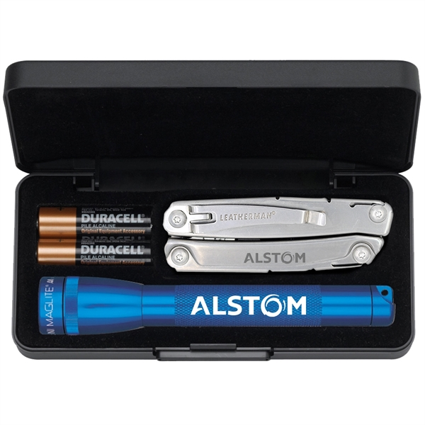 Engraved Flashlight and Multi Tool Set