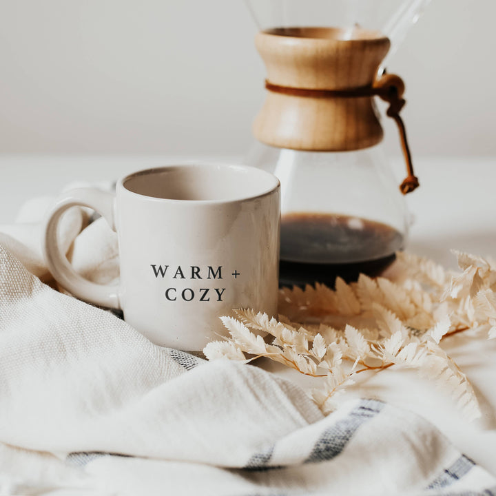 Warm &amp; Cozy Stoneware Coffee Mug