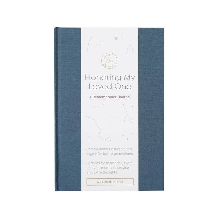 Honoring My Loved One: A Remembrance Journal: Deep Blue