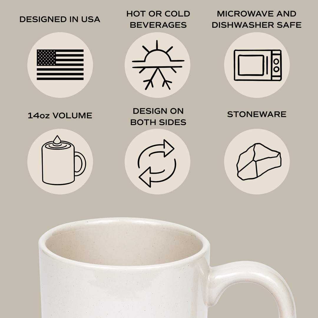 Warm &amp; Cozy Stoneware Coffee Mug