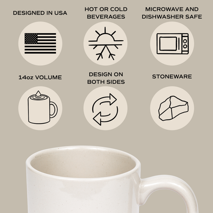 Warm &amp; Cozy Stoneware Coffee Mug