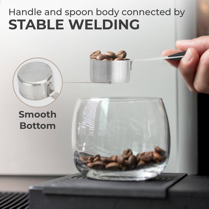 Kaffe Coffee Scoop (1/8 cup / 30ml) Stainless with Silicone