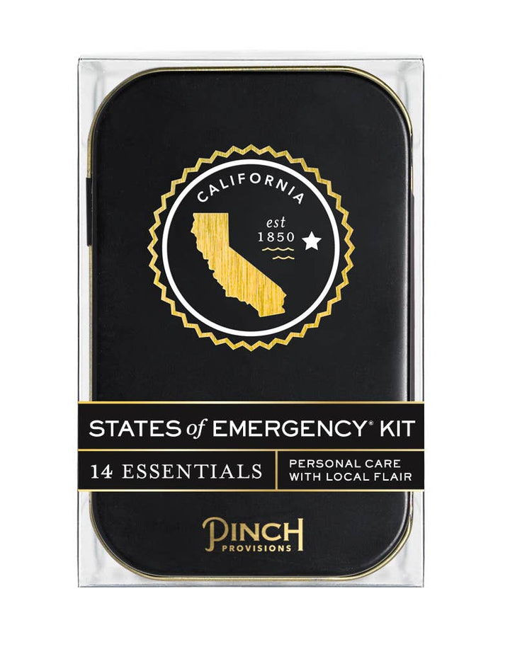 States of Emergency Kit packaging with &