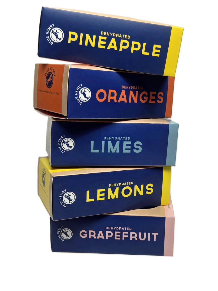 BlueHenry MINI Dried Fruit - sized for gift sets - (50count): Lemon