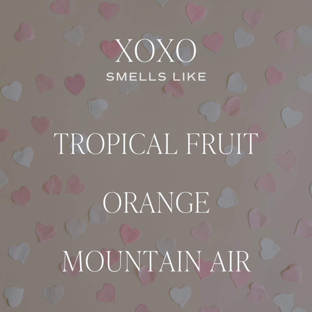 XOXO 15 oz Soy Candle, Matte Jar - Valentine&