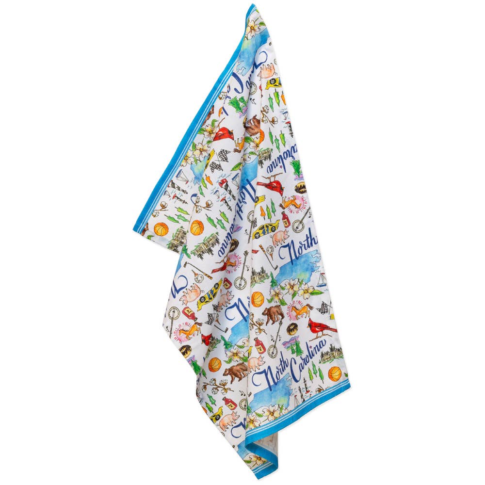 NC North Carolina State Collection  Cotton Tea Towels Set/2