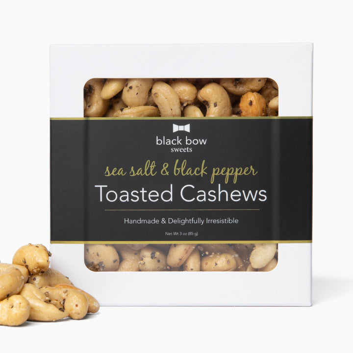 Toasted Cashew Window Box | Sea Salt &amp; Black Pepper