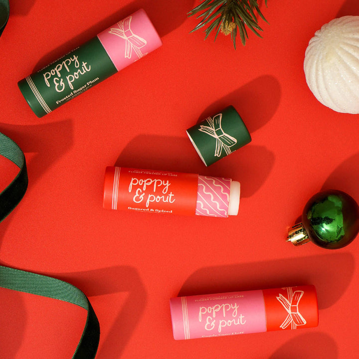 Lip balm tubes with &