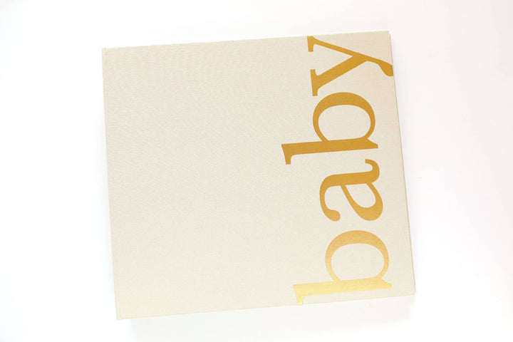 Beige book with gold &