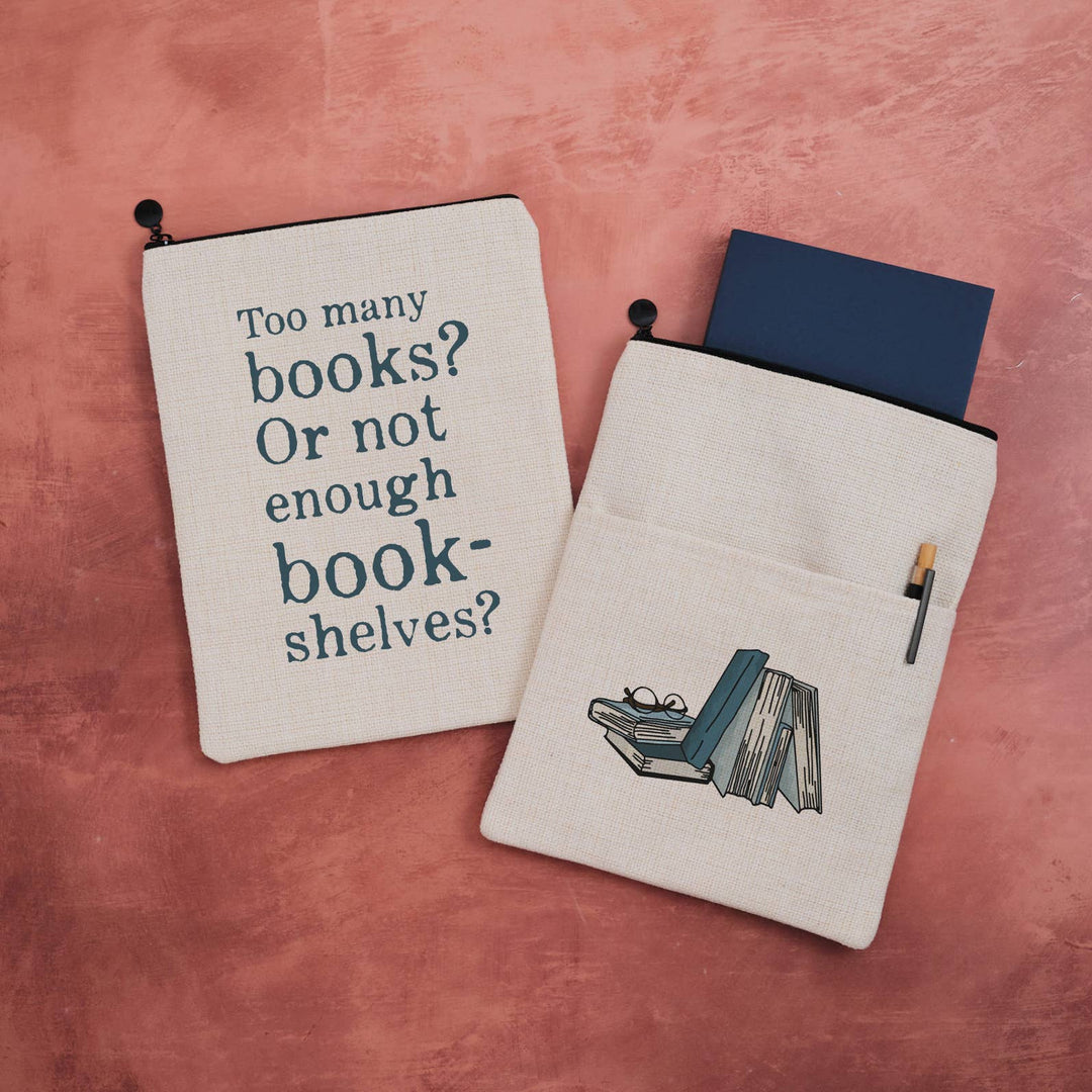 Too Many Books Book Sleeve