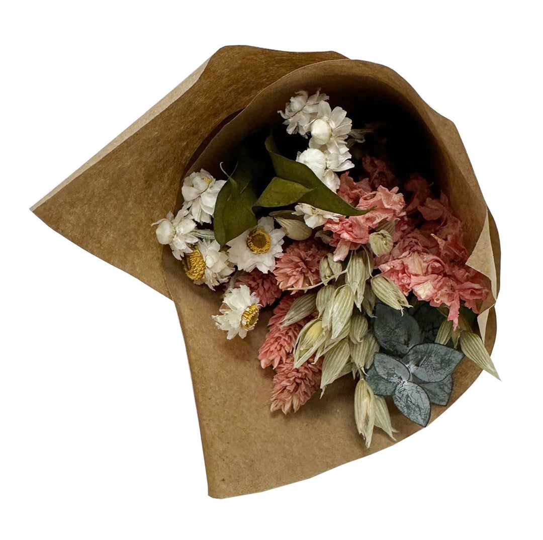 MINI Pink Larkspur &amp; Baby Eucalyptus Bouquet Bundle