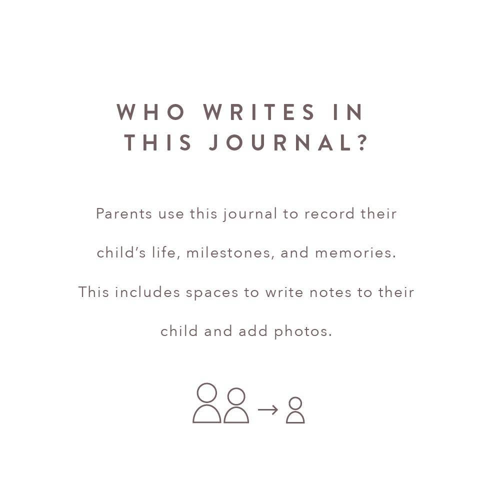 A Complete Childhood History: Pregnancy to 18 Years Journal : Sand Linen
