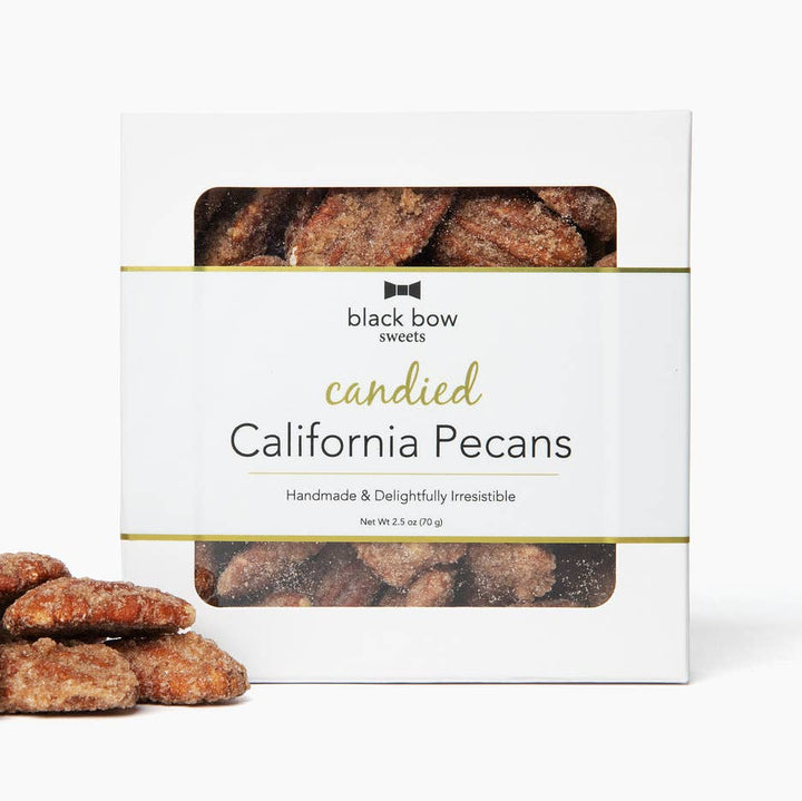 Candied California Pecan Window Box | Cinnamon Sugar: Red Foil Border