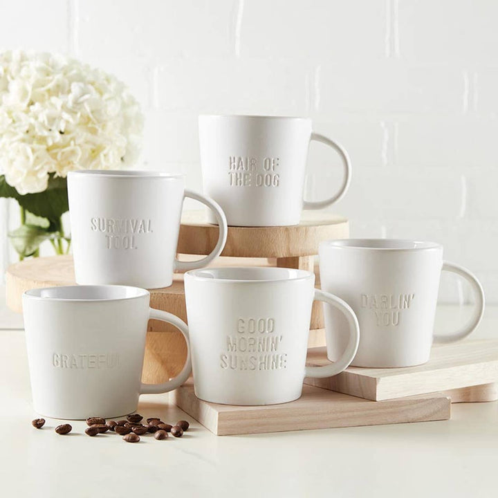 Face to Face Ceramic Coffee Mug - Good Morning Sunshine: Material