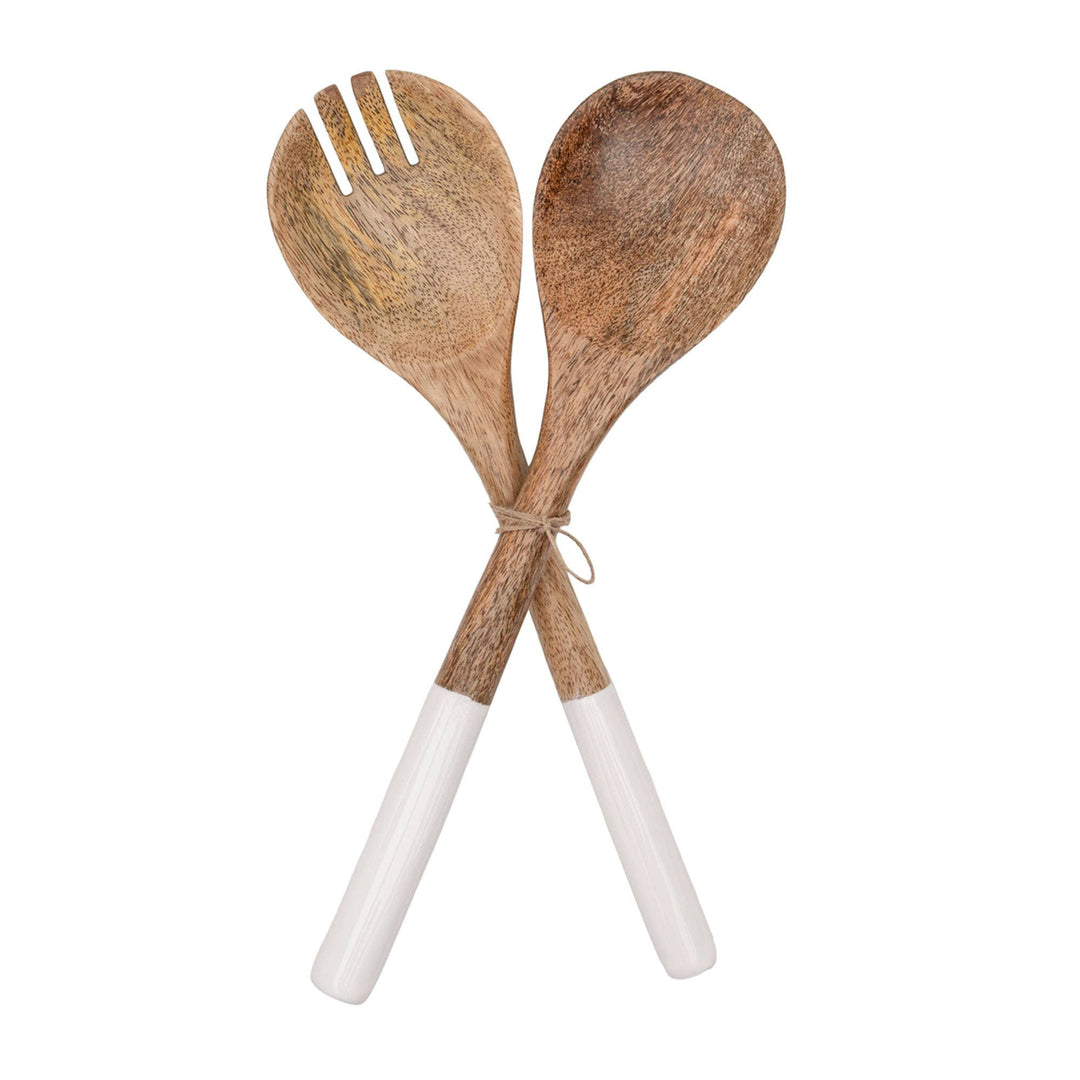 Tove White Enamel Serving Utensils, S2
