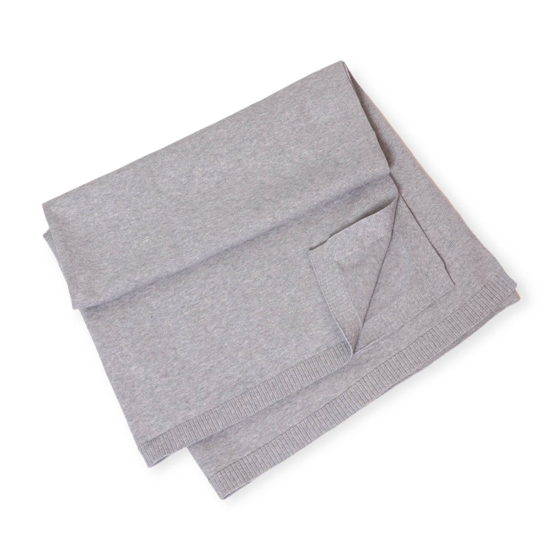 Milan Knit Classic Baby Blanket (Organic Cotton): Blush / One Size