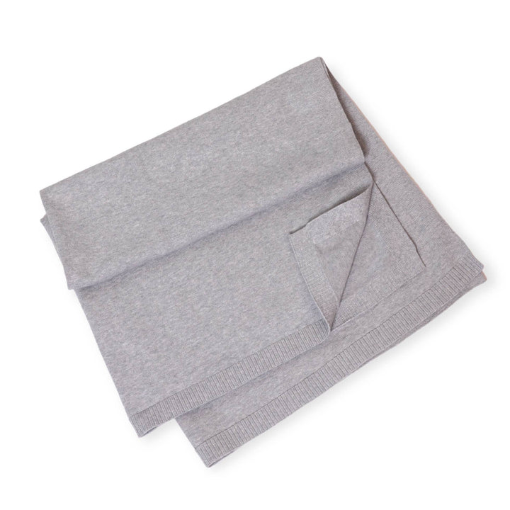Milan Knit Classic Baby Blanket (Organic Cotton): Blush / One Size
