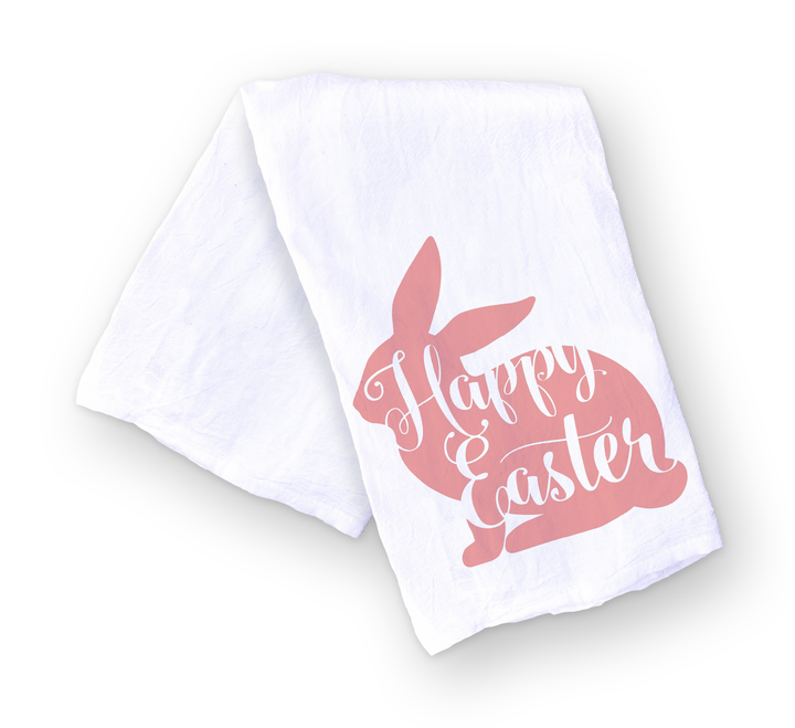 Happy Easter Bunny Kitchen Hand and Dish Towel