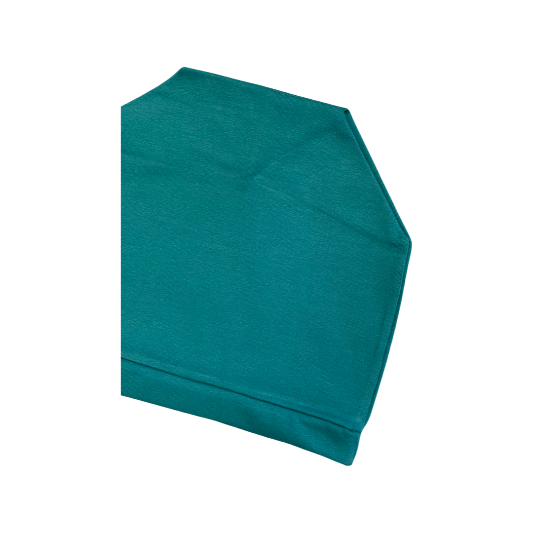 Colourful Soft Stretchy Chemo Teal Blue Beanie Hat for Women