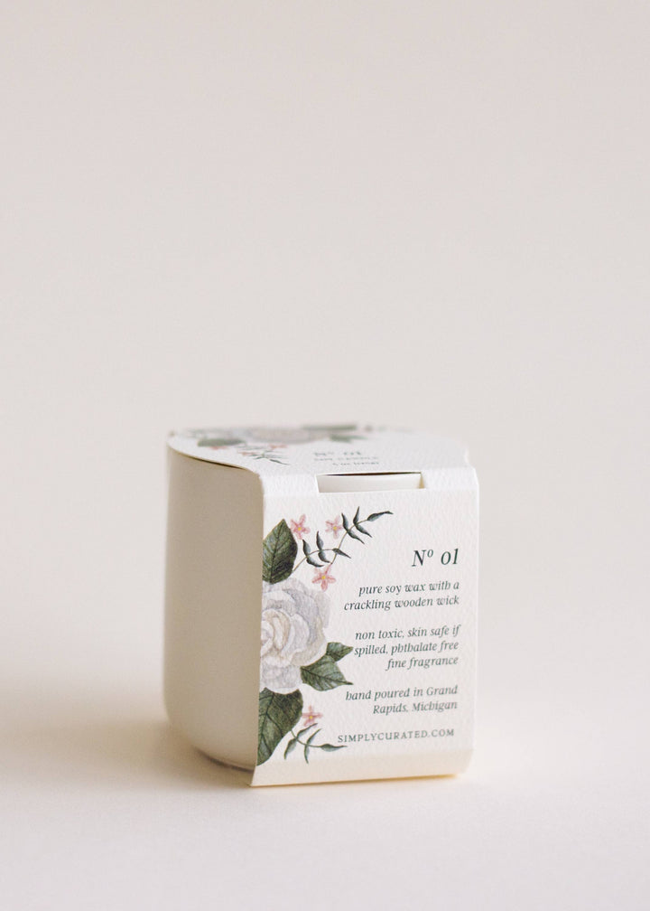 No. 01 - Ceramic Botanical Soy Candles