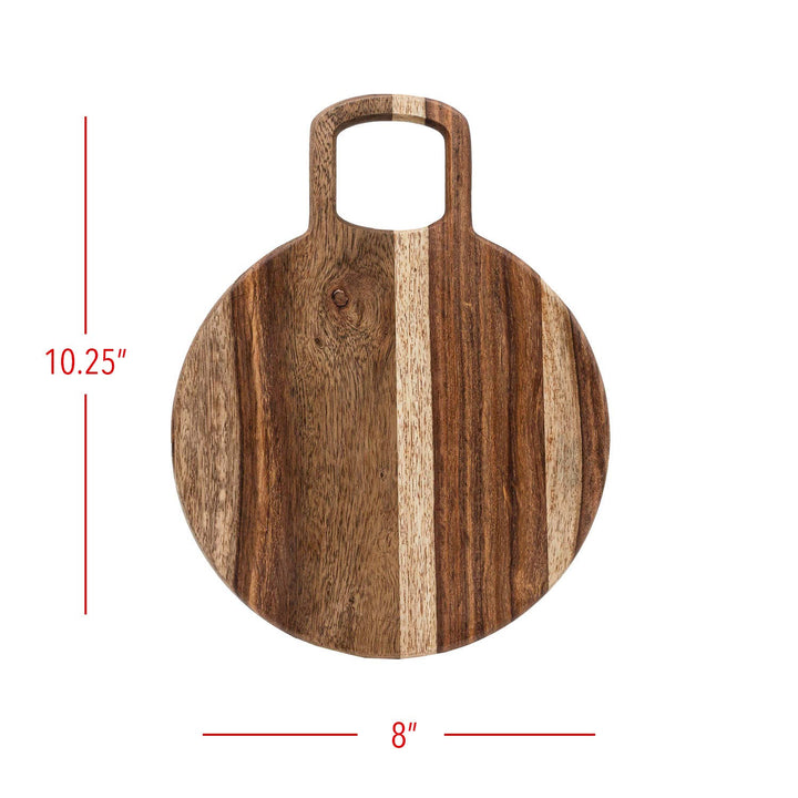 Silas 10" Sheesham Cutting Board Wood Round