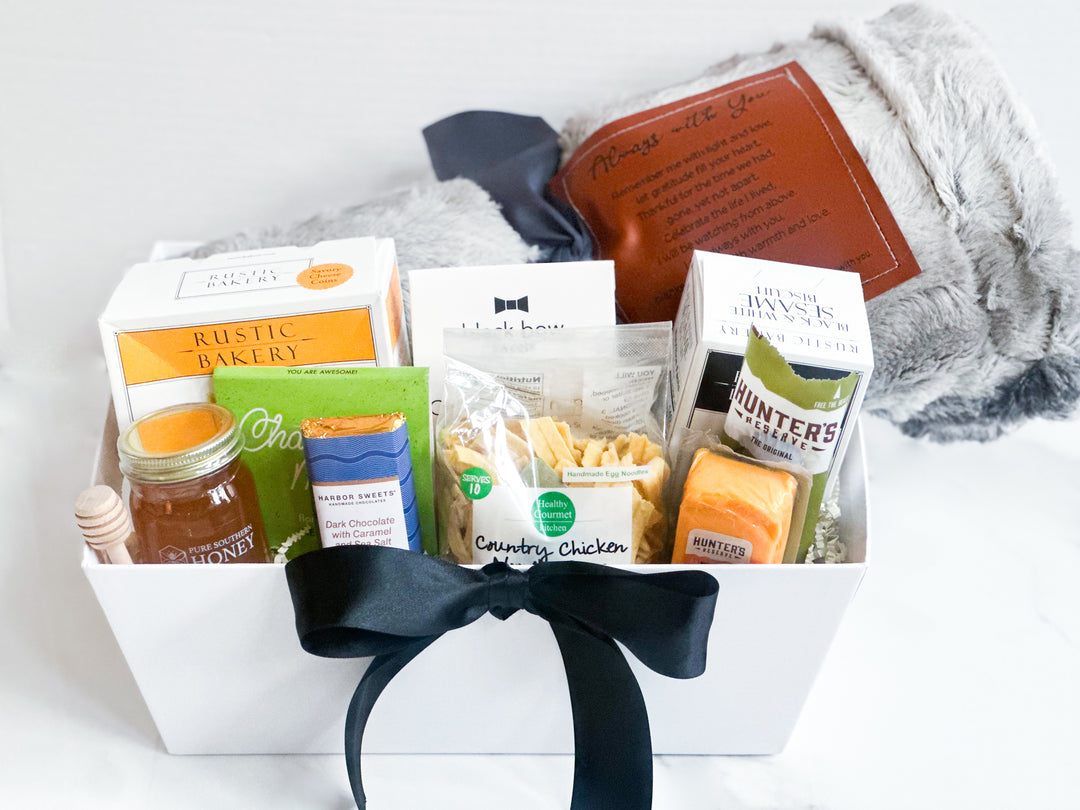 Introducing the "Tranquil Comforts Sympathy Gift Set" - a thoughtfully curated collection designed to bring solace and comfort during times of loss and grief. Our gift set is the perfect way to show your support and care for someone who needs it the most.