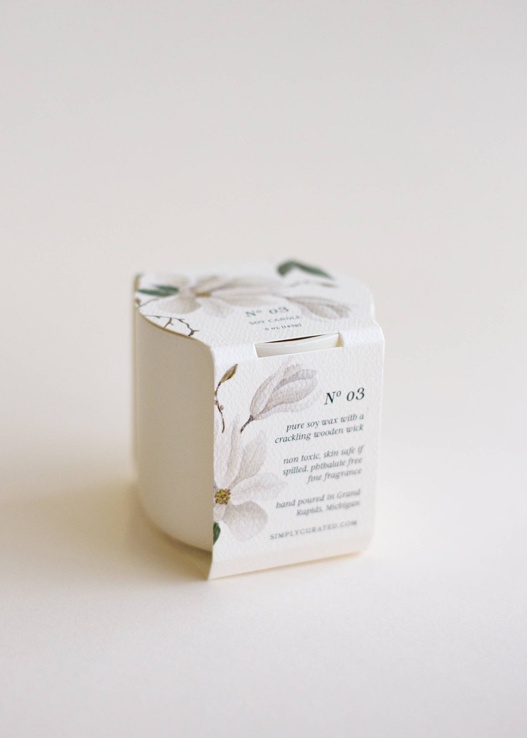No. 03 - Ceramic Botanical Soy Candles