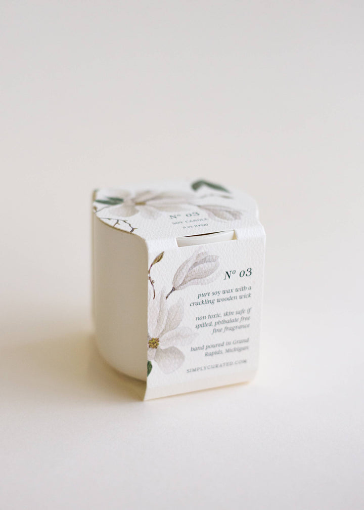No. 03 - Ceramic Botanical Soy Candles