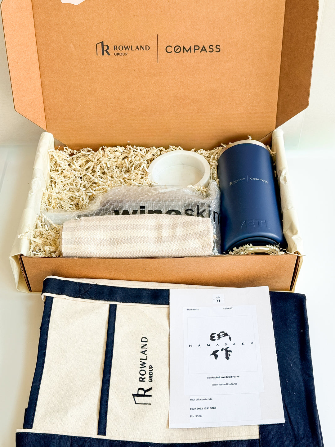 Rowland Group- Custom Closing Gift- Rachel and Brad P.
