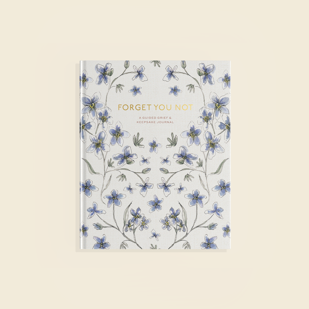 Journal with floral design and &