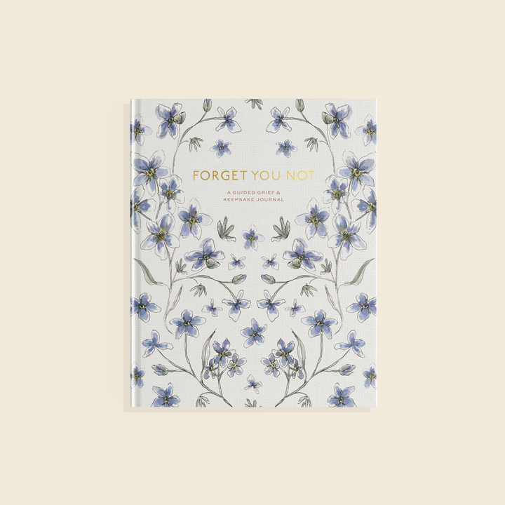 Journal with floral design and &