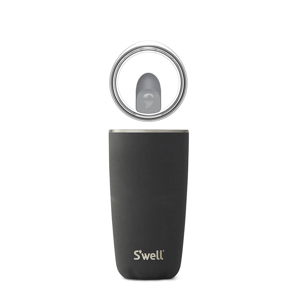 Stainless Steel Tumbler with Lid - Onyx: 18oz