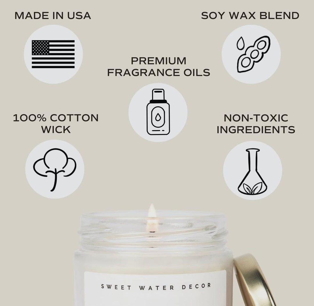 Be Still and Know Soy Candle - Clear Jar - 9 oz