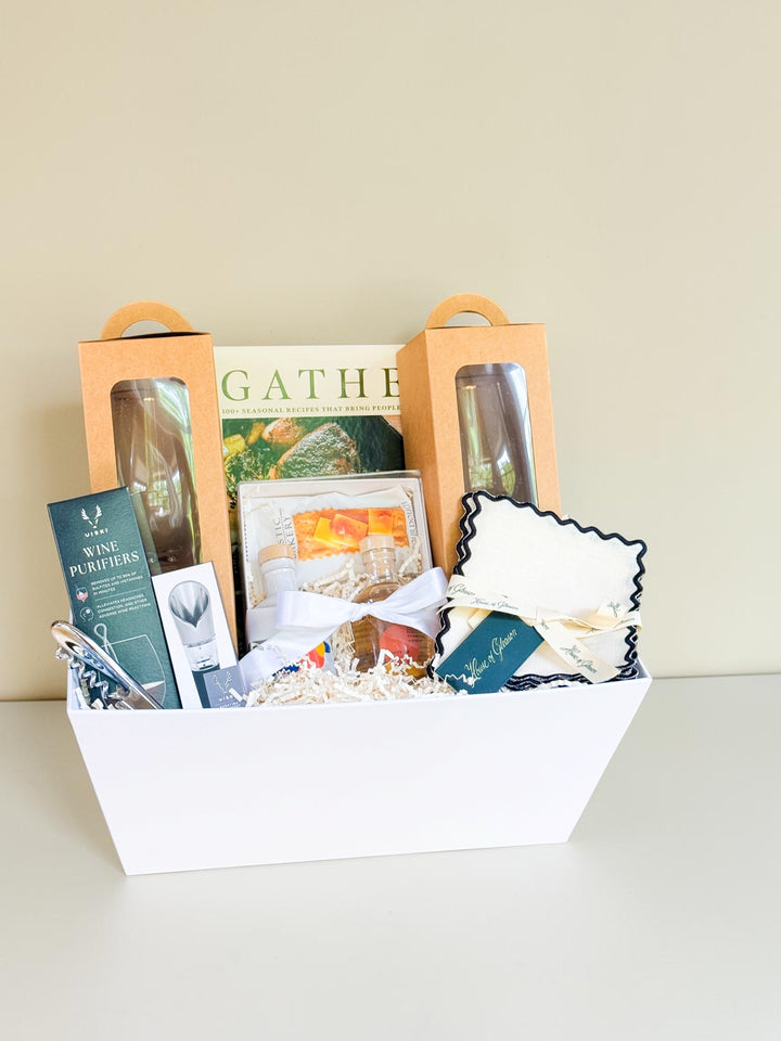 Gather &amp; Unwind | Wine Lover Gift Basket