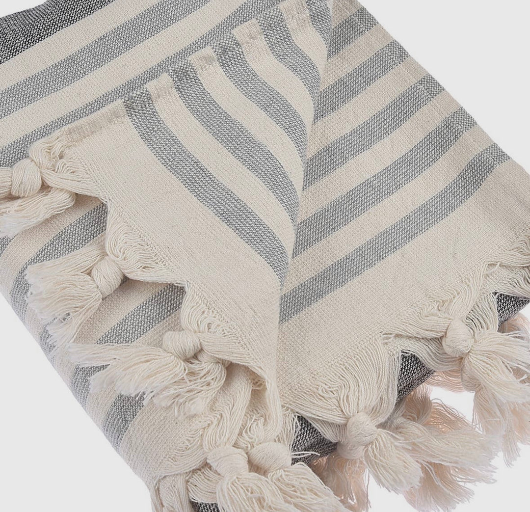 Peshtemal Cotton Towel _ Gray