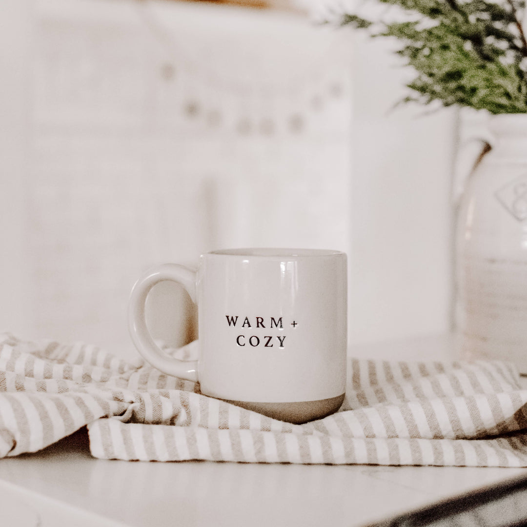 Warm &amp; Cozy Stoneware Coffee Mug