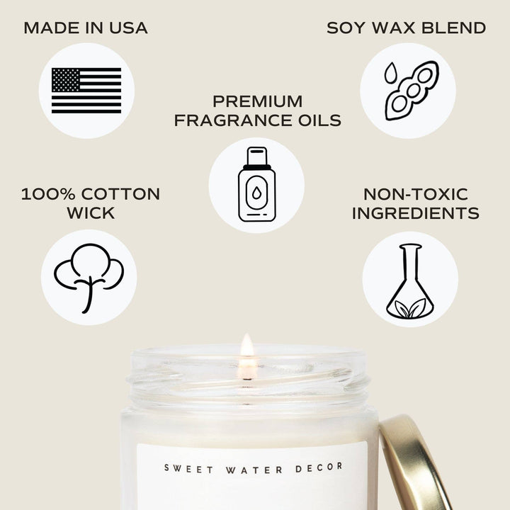 Happy Birthday 9 oz Soy Candle - Home Decor &amp; Gifts