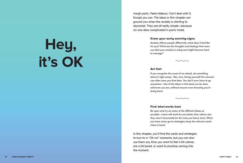 Cards Against Anxiety (Guidebook &amp; Card Set)