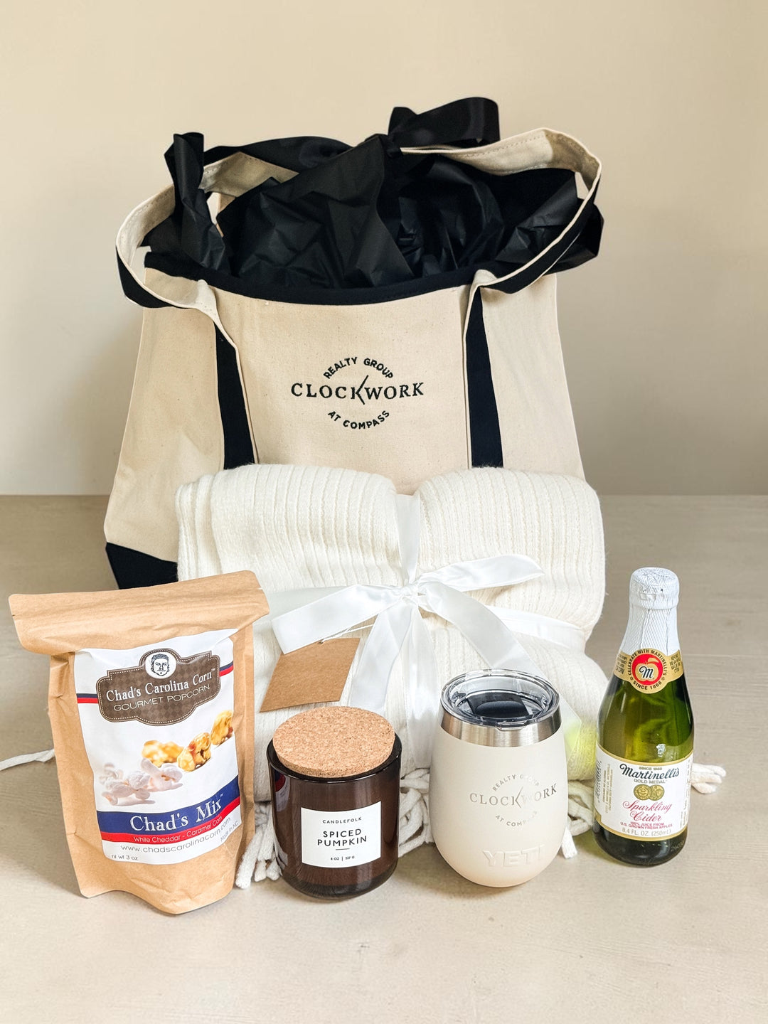 Custom Tote Bag- Clockwork
