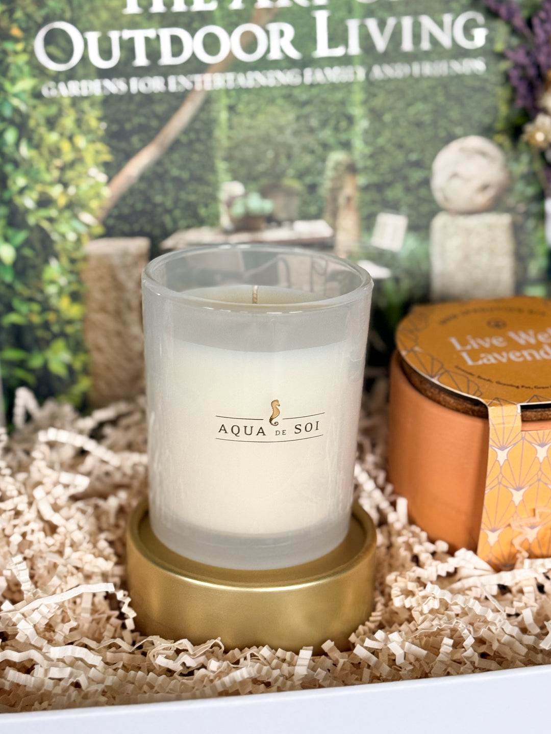 Garden &amp; Gather Gift Basket- 
Mother’s Day Gardening Gift with Candle, Seed Kits &amp; Garden Tools
