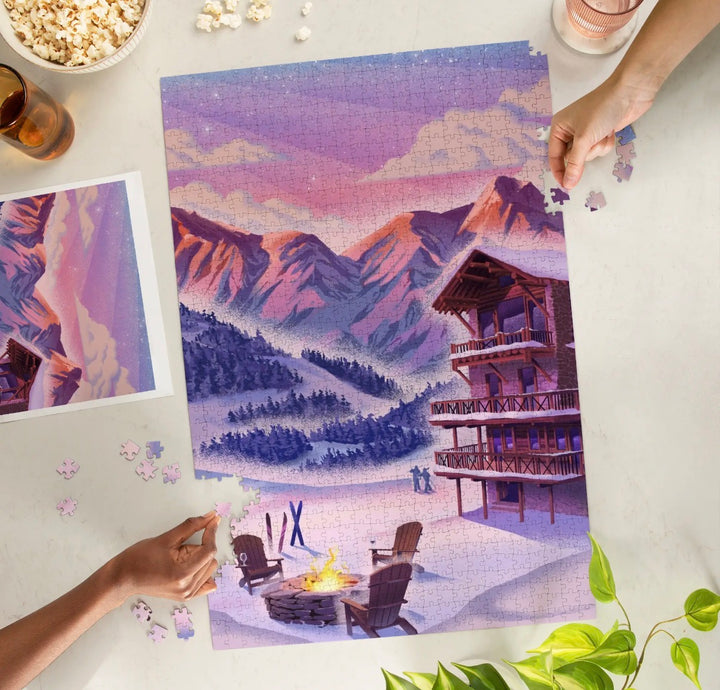 1000 Pc Puzzle, Après Ski