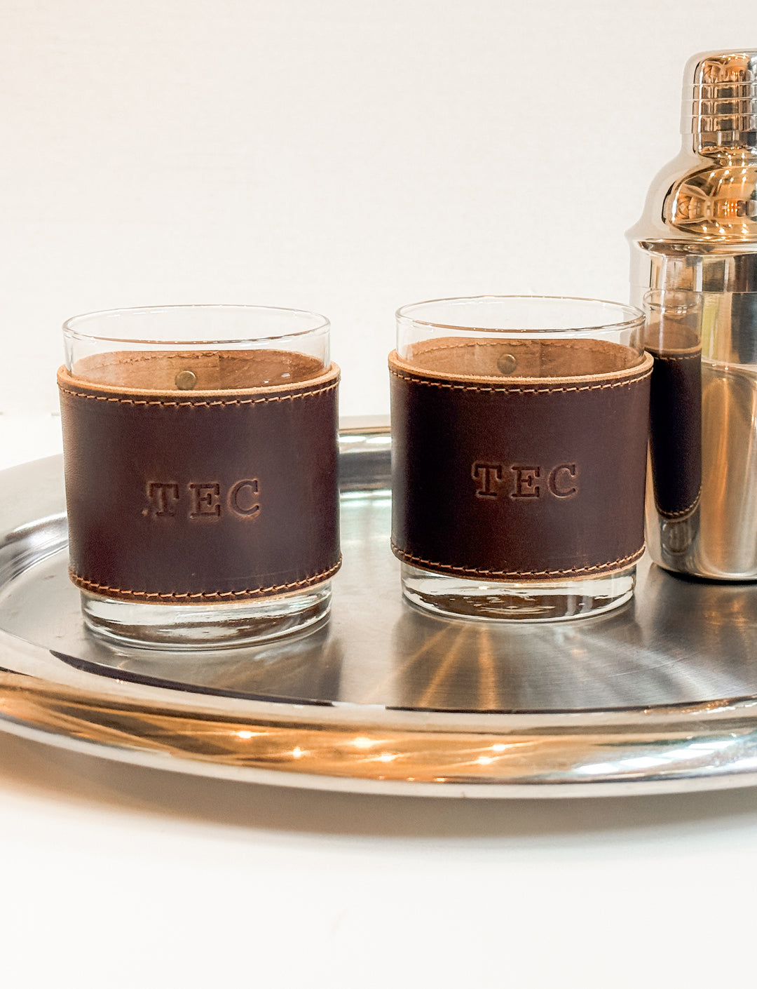 Personalized Rocks Glass Set of 2