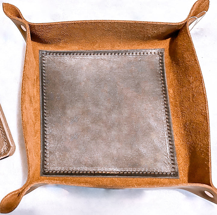 Leather Valet Tray