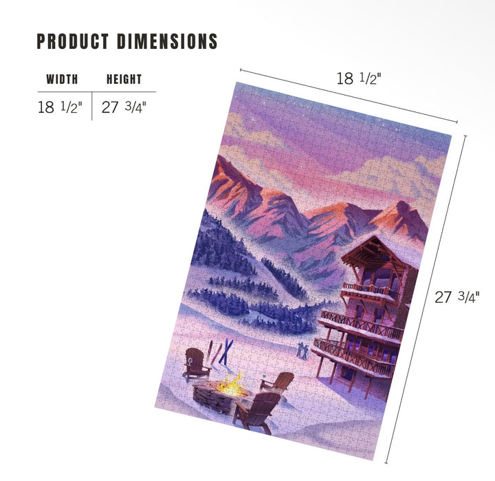 1000 Pc Puzzle, Après Ski