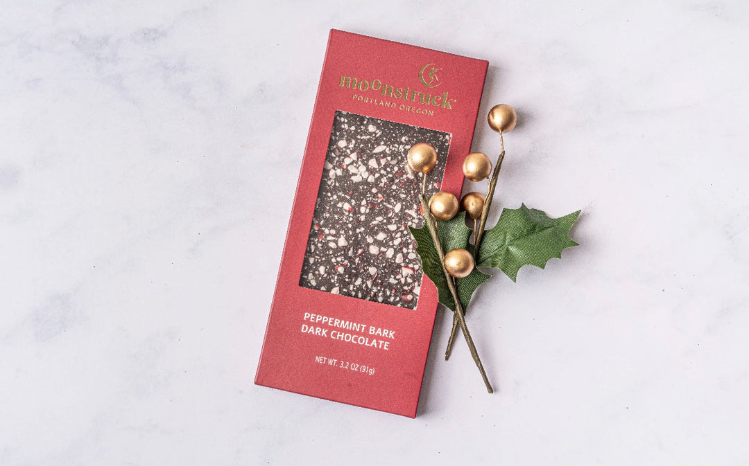 Peppermint Bark Dark Chocolate Bar