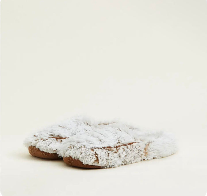 Marshmallow Brown Warmies Slippers