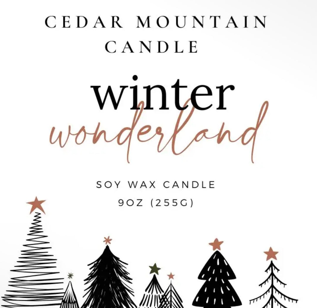 Winter Wonderland Holiday Candle