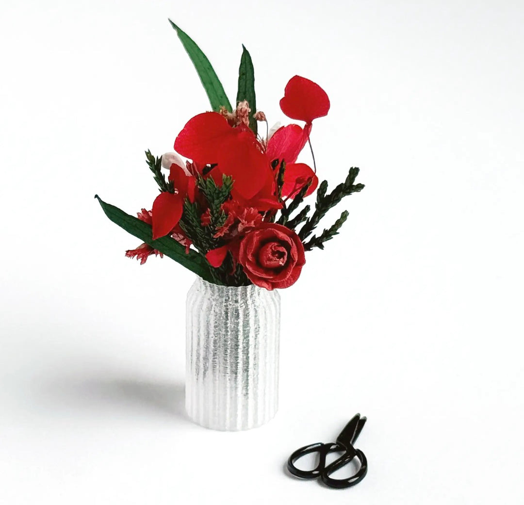 Miniature Winter Holiday Bouquet Gift Box
