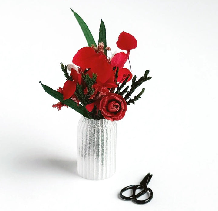 Miniature Winter Holiday Bouquet Gift Box